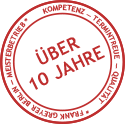 Über 10 jahre Erfahrung